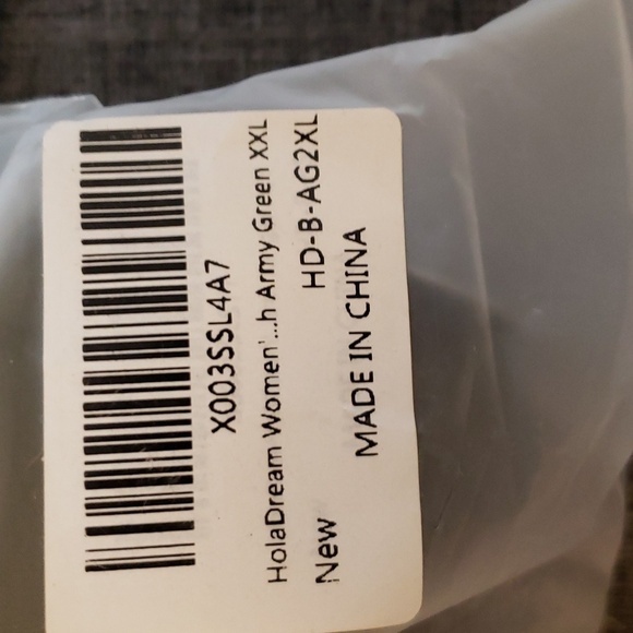 HolaDream Halter Push Up Bikini in Army Green Size XL - Picture 12 of 12